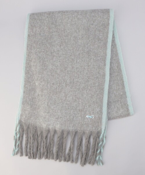 PENNEYS（ぺニーズ）の「【PENNEYS（ぺニーズ）別注】配色ラインマフラー（マフラー・レディース・オフホワイト/グレー/ブラック/ブラウン・FREE）」の15枚目の写真