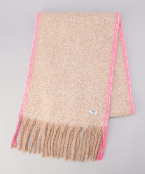 PENNEYS（ぺニーズ）の「【PENNEYS（ぺニーズ）別注】配色ラインマフラー（マフラー・レディース・オフホワイト/グレー/ブラック/ブラウン・FREE）」の16枚目の写真