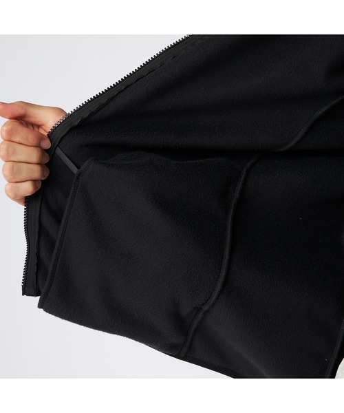 Kappa（カッパ）の「Kappa カッパ 軽量 胸元ファスナーポケット付き マイクロフリース トラックジャケット（ダウンジャケット/コート・メンズ・ブラック/ネイビー・M/L/LL）」の15枚目の写真