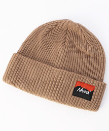 NANGA(iK)NANGA/iK BOX LOGO BULKY BEANIE {bNXSr[j[(jbgLbv/r[j[)