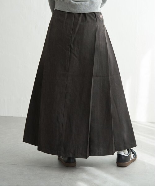 VENCEEXCHANGE（ヴァンスエクスチェンジ）の「Dickies ディッキーズ プリーツスカート（スカート・レディース・チャコール/ブラウン・M）」の3枚目の写真