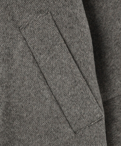 TICCA（ティッカ）の「TICCA | ウール テントコート WOMEN（チェスターコート・レディース・グレー/ブラック・F）」の9枚目の写真