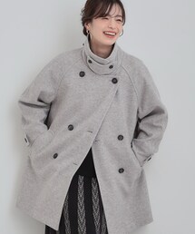 DRESKIP | 【S-LL/2WAY】こなれきれい ウール調コクーンコート(チェスターコート)