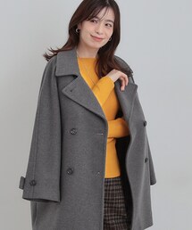 DRESKIP | 【S-LL/2WAY】こなれきれい ウール調コクーンコート(チェスターコート)