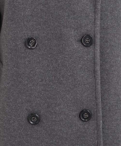 DRESKIP（ドレスキップ）の「【2WAY】こなれきれい ウール調コクーンコート（チェスターコート・レディース・ブルー系その他/チャコールグレー/グレー/ライトベージュ・03/02/01/04）」の21枚目の写真
