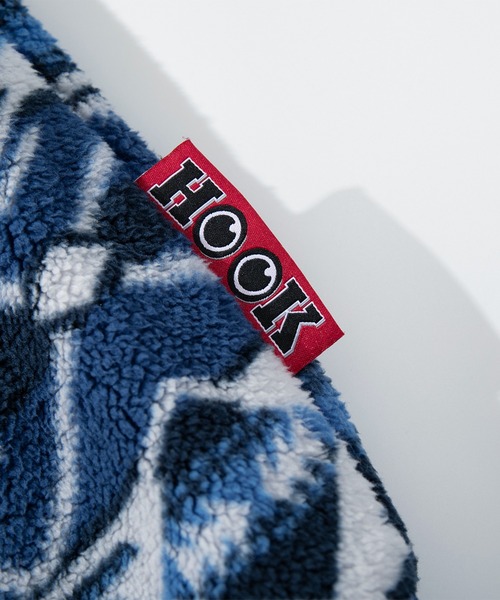 HOOK(フック)の「HOOK -original- 民族風幾何学模様ボアジャケット(その他アウター・メンズ・ブラック/ブルー・LARGE/MEDIUM/X-LARGE)」の16枚目の写真