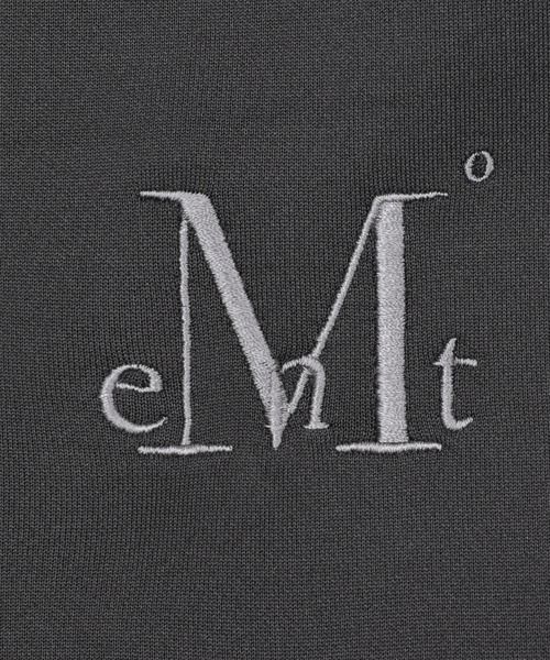 MUCENT(ムセント)の「A'GEM/9 × .kom 『MUCENT/ムーセント』 STRIA PUNCHING EYELET BANDING MINI SKIRT/パンチングアイレットバンディングミニスカート(スカート・レディース・チャコールグレー/ブラック・FREE)」の4枚目の写真