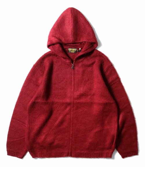 セール】［UNIVERD72/ユニバード］MOHAIR TOUCH KNIT ZIP PARKA