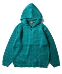 HOUSTON（ヒューストン）の「［UNIVERD72/ユニバード］MOHAIR TOUCH KNIT ZIP PARKA / モヘアタッチ 起毛 ニット ジップパーカー【UNISEX】（パーカー）」