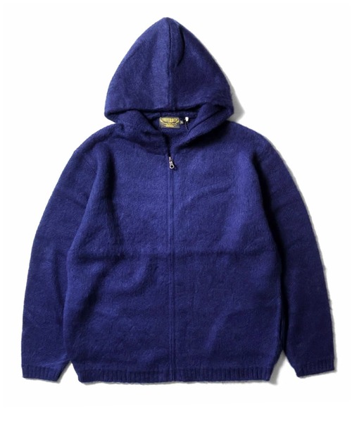 セール】［UNIVERD72/ユニバード］MOHAIR TOUCH KNIT ZIP PARKA