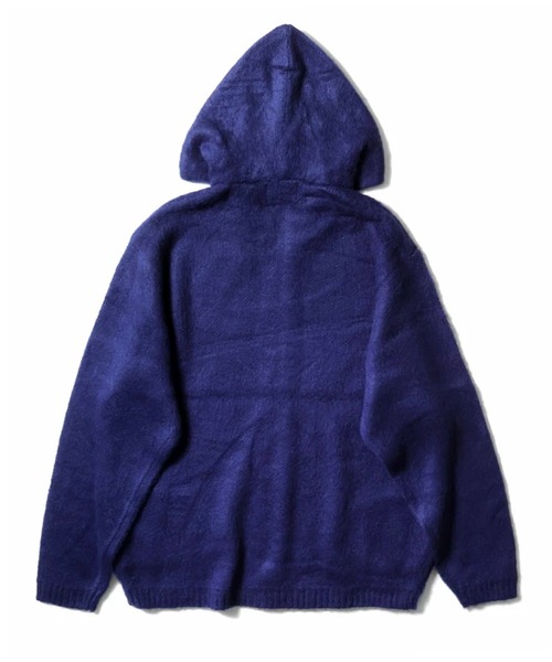 UNIVERD72/ユニバード］MOHAIR TOUCH KNIT ZIP PARKA / モヘアタッチ