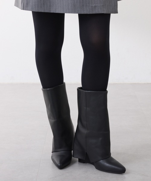 REMME(レメ)の「REMME/ロングブーツ(ブーツ・レディース・ブラック・36/37/38)」の8枚目の写真