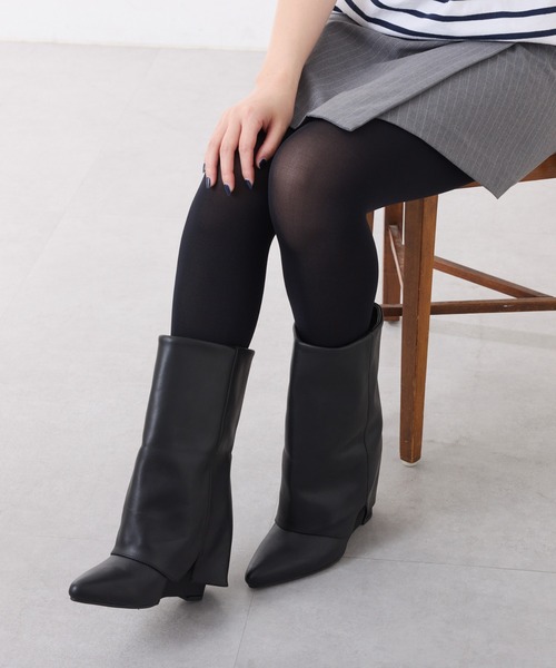 REMME(レメ)の「REMME/ロングブーツ(ブーツ・レディース・ブラック・36/37/38)」の9枚目の写真