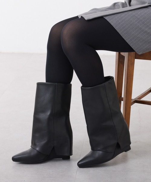 REMME(レメ)の「REMME/ロングブーツ(ブーツ・レディース・ブラック・36/37/38)」の10枚目の写真