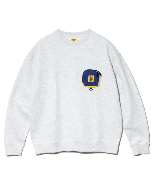 COBMASTER（コブマスター）の「COBMASTER/コブマスター　リップストップ ナイロンポケット クルースウェット（スウェット・メンズ・ダークグリーン/ブラック/ラベンダー/オートミール・MEDIUM/LARGE/X-LARGE）」の19枚目の写真