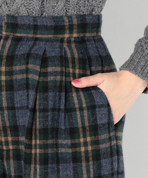 Another Edition（アナザーエディション）の「ウールチェックワイドパンツ/AEBC  W　CHK WID PT◆（その他パンツ・レディース・ライトグレー/ネイビー・SMALL/MEDIUM）」の8枚目の写真