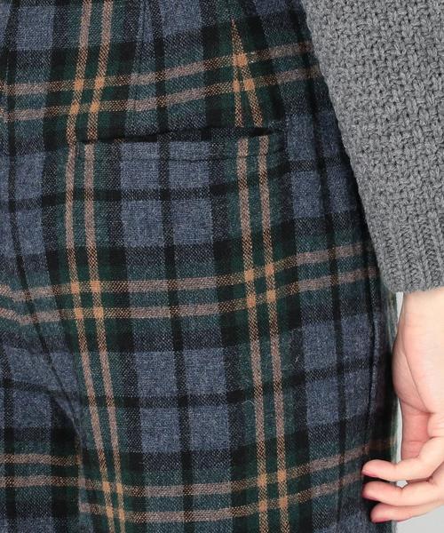 Another Edition（アナザーエディション）の「ウールチェックワイドパンツ/AEBC  W　CHK WID PT◆（その他パンツ・レディース・ライトグレー/ネイビー・SMALL/MEDIUM）」の12枚目の写真