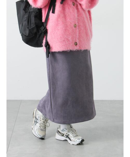 Lugnoncure(ルノンキュール)の「【選べる着丈】スウェード調タイトスカート(スカート・レディース・ブラック/グレー/ブラウン/ピンク・フリー(M)/フリー(L))」の10枚目の写真