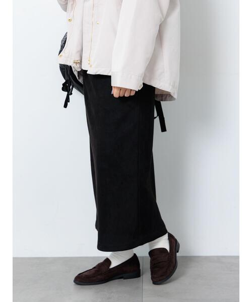 Lugnoncure(ルノンキュール)の「【選べる着丈】スウェード調タイトスカート(スカート・レディース・ブラック/グレー/ブラウン/ピンク・フリー(M)/フリー(L))」の14枚目の写真