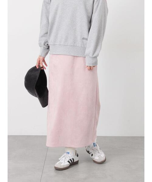 Lugnoncure(ルノンキュール)の「【選べる着丈】スウェード調タイトスカート(スカート・レディース・ブラック/グレー/ブラウン/ピンク・フリー(M)/フリー(L))」の17枚目の写真