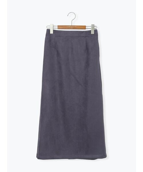 Lugnoncure(ルノンキュール)の「【選べる着丈】スウェード調タイトスカート(スカート・レディース・ブラック/グレー/ブラウン/ピンク・フリー(M)/フリー(L))」の18枚目の写真