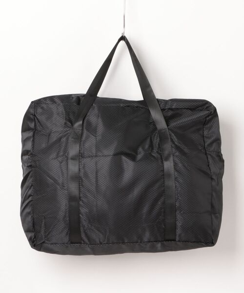 florist(フローリスト)の「【キャリーオン対応・約25L】 撥水 パッカブルライトトラベルバッグ/ サブバッグ(トラベルグッズ・レディース・ブラック/ダークパープル/クリーム/グレー・FREE)」の5枚目の写真