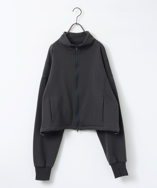 セール】裏起毛ダブルジップ ハイネックブルゾン（ブルゾン）｜hunch