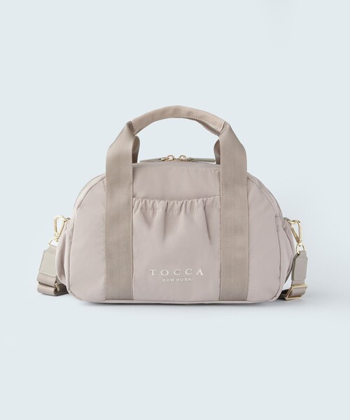 TOCCA(トッカ)の「AMIRARE BOSTON M ボストンバッグ(ボストンバッグ・レディース・ベージュ系/ライラック系/ネイビー系/ブラック系・F)」の1枚目の写真
