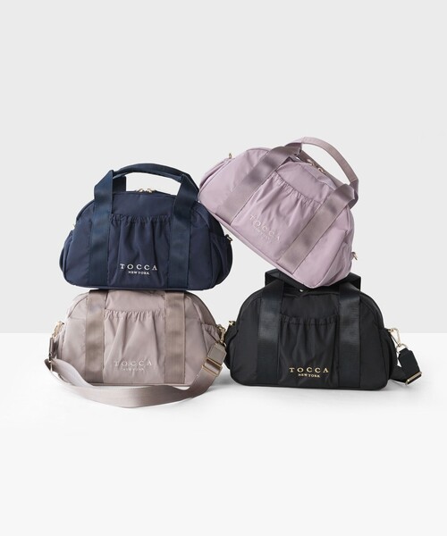 TOCCA(トッカ)の「AMIRARE BOSTON M ボストンバッグ(ボストンバッグ・レディース・ベージュ系/ライラック系/ネイビー系/ブラック系・F)」の8枚目の写真