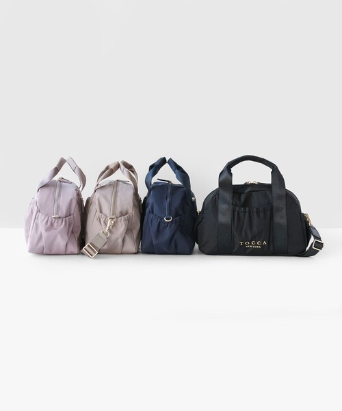 TOCCA(トッカ)の「AMIRARE BOSTON M ボストンバッグ(ボストンバッグ・レディース・ベージュ系/ライラック系/ネイビー系/ブラック系・F)」の9枚目の写真