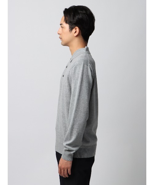 SUIT SQUARE（スーツスクエア）の「ポロニット 長袖 ウォッシャブル