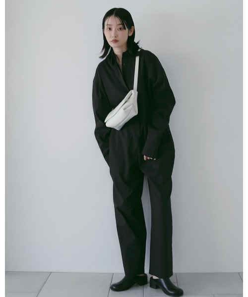 anuke（アンヌーク）の「Ecoleather Wrap Bag（トートバッグ・レディース・ブラック/アイボリー・FREE）」の10枚目の写真