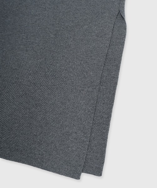 JOSE MOON(ジョゼムーン)の「CUTTING LAYERED KNIT DRESS/カッティングレイヤードニットドレス(ワンピース・レディース・グレー/ブラック・FREE)」の22枚目の写真