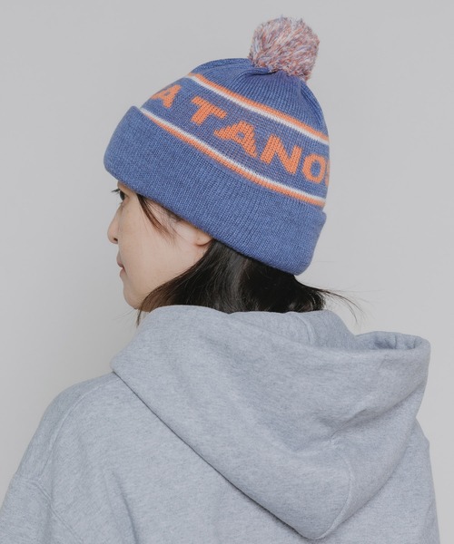 BOKUTANO BHT Bonbon Knit Cap ボンボン付き ウール ジャガード ニット