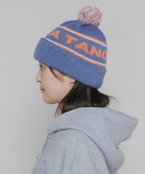 BOKUTANO BHT Bonbon Knit Cap ボンボン付き ウール ジャガード ニット
