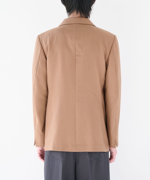ETHOSENS(エトセンス)の「【ETHOSENS/エトセンス】Layer jacket(テーラードジャケット・メンズ・ブラック/ブラウン・1/2)」の12枚目の写真