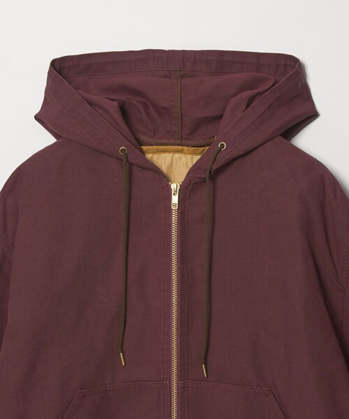 6（ロク）の「＜6(ROKU)＞コットン ダック キルティングライナー ブルゾン（その他アウター・レディース・ワイン・36/38）」の10枚目の写真