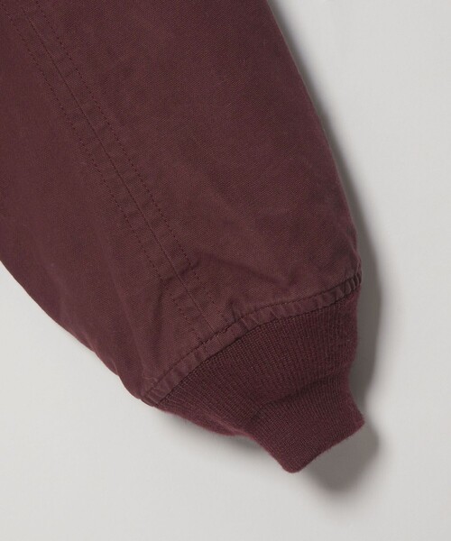 6（ロク）の「＜6(ROKU)＞コットン ダック キルティングライナー ブルゾン（その他アウター・レディース・ワイン・36/38）」の9枚目の写真