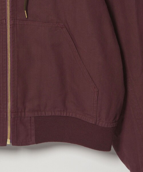 6（ロク）の「＜6(ROKU)＞コットン ダック キルティングライナー ブルゾン（その他アウター・レディース・ワイン・36/38）」の7枚目の写真