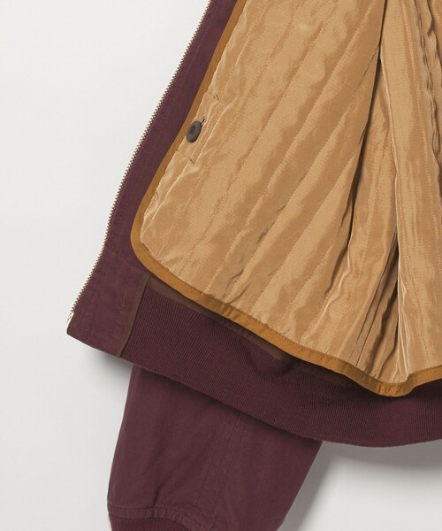 6（ロク）の「＜6(ROKU)＞コットン ダック キルティングライナー ブルゾン（その他アウター・レディース・ワイン・36/38）」の6枚目の写真