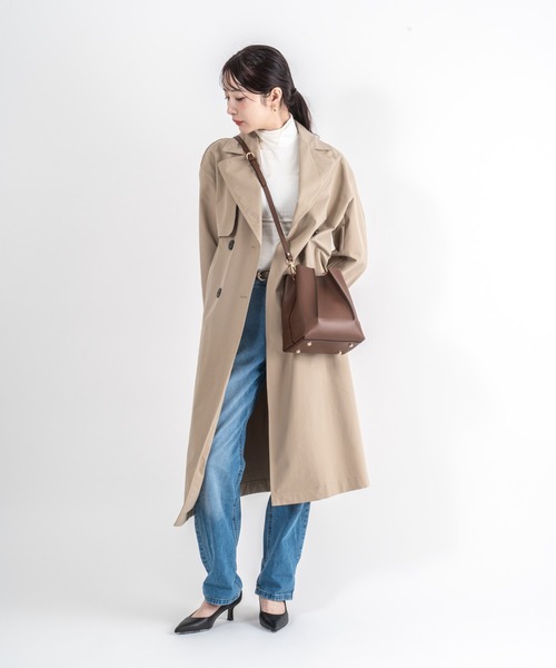 GIANNI NOTARO（ジャンニノターロ）の「【GIANNI NOTARO 】縦長ハンドバッグ　ショルダーバッグ　本革（ショルダーバッグ・レディース・ブラック/ベージュ/ダークブラウン/ブラウン・FREE）」の18枚目の写真