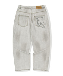 SCHISM PATCH JEANS BLUE（デニムパンツ）｜SCHISM INDUCING（スキ