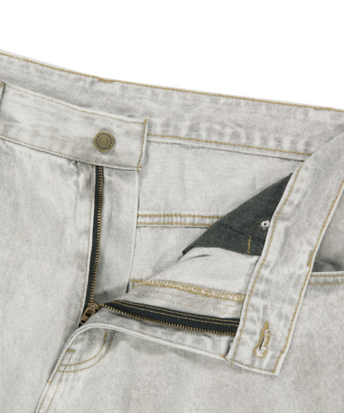 WKNDRS(ウィーキャンドース)の「FACE DENIM PANTS (S.GREY)(デニムパンツ・レディース・その他・MEDIUM/LARGE/X-LARGE/SMALL)」の4枚目の写真