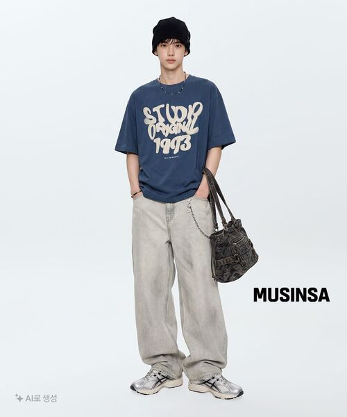 WKNDRS(ウィーキャンドース)の「FACE DENIM PANTS (S.GREY)(デニムパンツ・レディース・その他・MEDIUM/LARGE/X-LARGE/SMALL)」の14枚目の写真