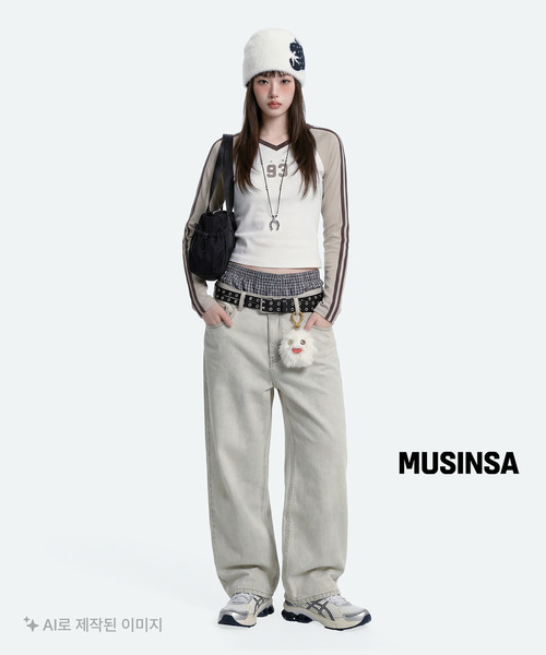 WKNDRS(ウィーキャンドース)の「FACE DENIM PANTS (S.GREY)(デニムパンツ・レディース・その他・MEDIUM/LARGE/X-LARGE/SMALL)」の19枚目の写真