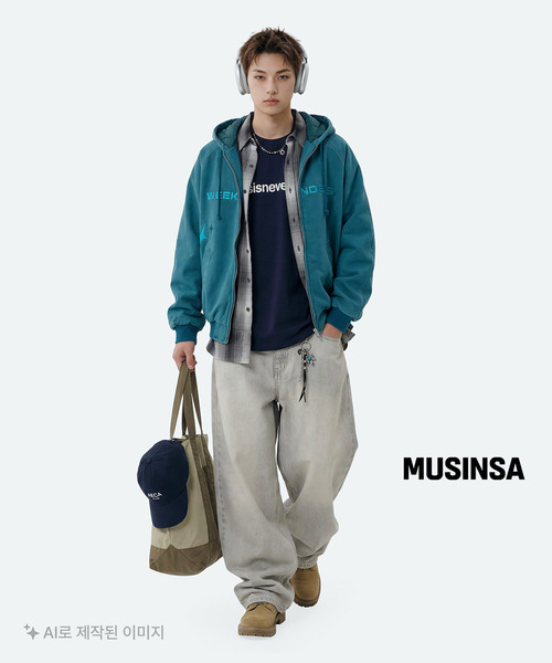 WKNDRS(ウィーキャンドース)の「FACE DENIM PANTS (S.GREY)(デニムパンツ・レディース・その他・MEDIUM/LARGE/X-LARGE/SMALL)」の20枚目の写真