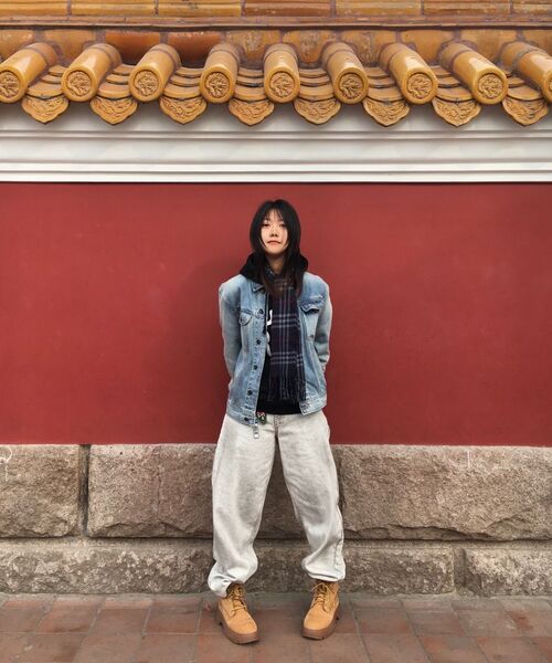WKNDRS(ウィーキャンドース)の「FACE DENIM PANTS (S.GREY)(デニムパンツ・レディース・その他・MEDIUM/LARGE/X-LARGE/SMALL)」の21枚目の写真