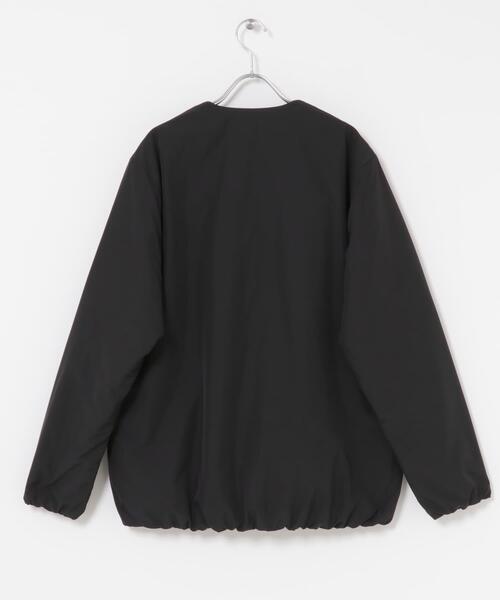 URBAN RESEARCH ROSSO MEN（アーバンリサーチロッソメン）の「『XLサイズあり』NOUVELLE中綿ノーカラーブルゾン（ブルゾン・メンズ・ブラック/チャコールグレー・LARGE/X-LARGE/MEDIUM）」の13枚目の写真