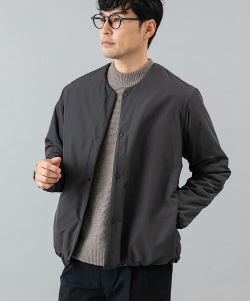 URBAN RESEARCH ROSSO MEN（アーバンリサーチロッソメン）の「『XLサイズあり』NOUVELLE中綿ノーカラーブルゾン（ブルゾン・メンズ・ブラック/チャコールグレー・LARGE/X-LARGE/MEDIUM）」の17枚目の写真