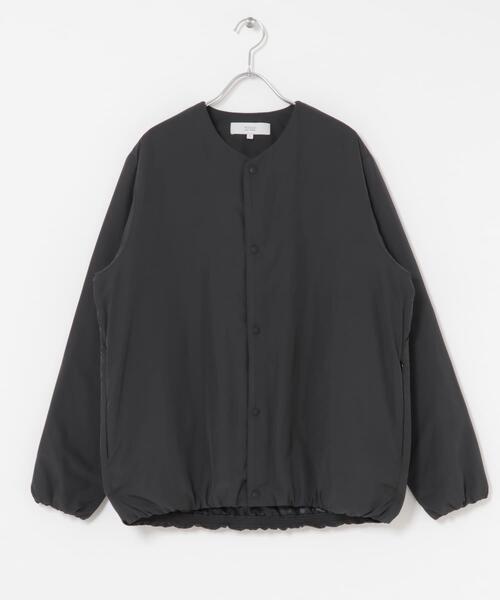 セール】『XLサイズあり』NOUVELLE中綿ノーカラーブルゾン（ブルゾン